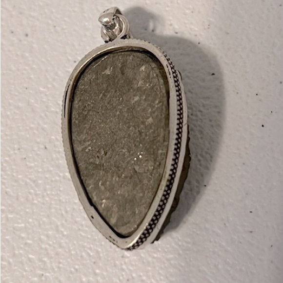 Apache Pyrite “Fools Gold” 925 Gemstone Pendant - Picture 4 of 5